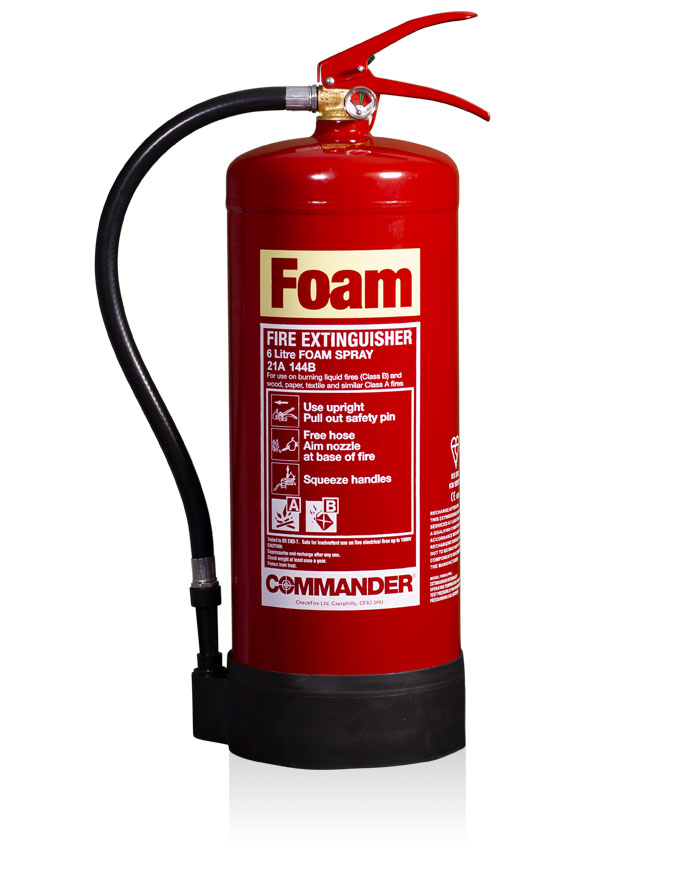 BeeSure Foam Fire Extinguishers For Class A & B Risks